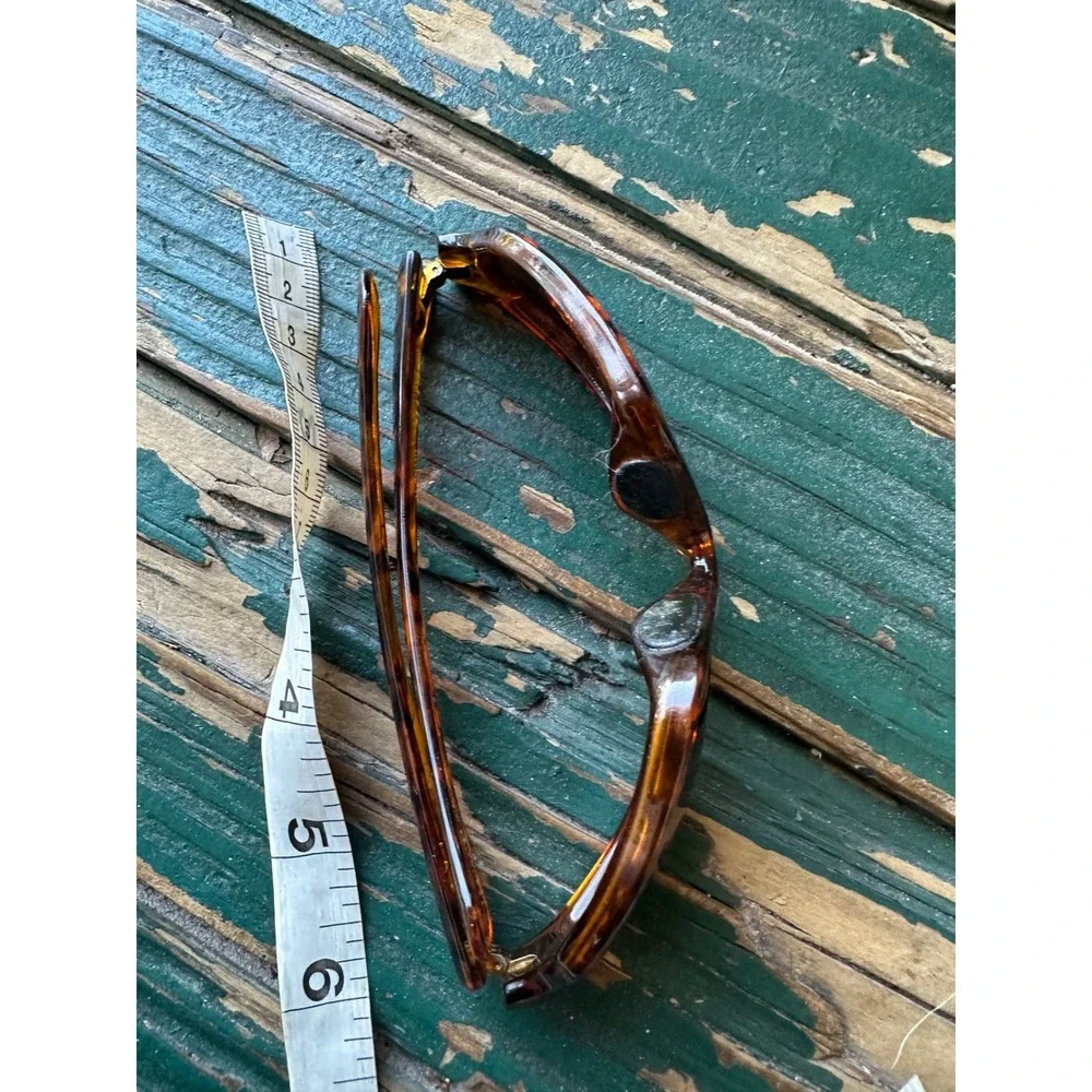 Smith Tortoise Shell Wrap Sunglasses Made in France Brown Lens Sport A3426